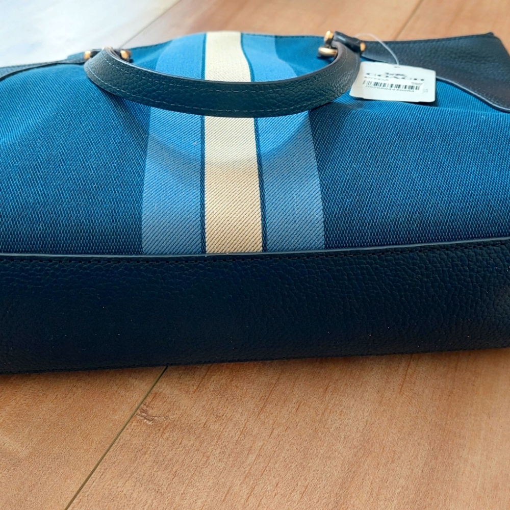 CoachHORSE AND CARRIAGE JACQUARD PRAIRIE SATCHEL - Picture 8 of 9